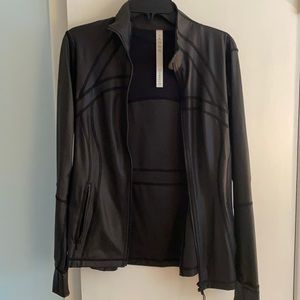 LuLu Lemon women’s pleather zip up